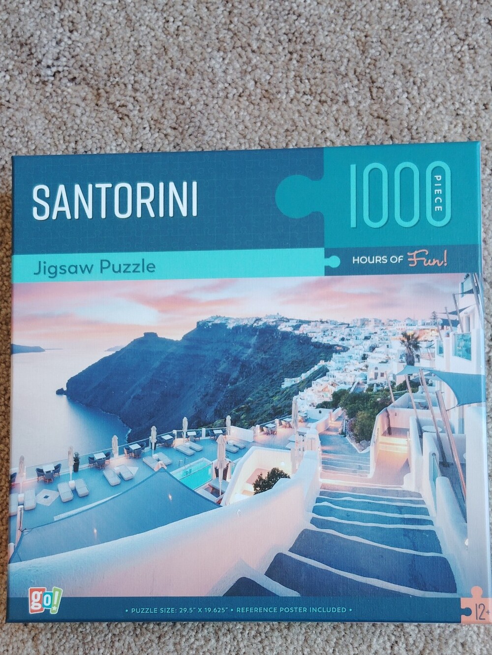 Santorini 1000-Piece Jigsaw Puzzle Greek Isles